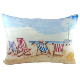 Coastal Deck Chairs Cushion