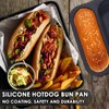 Silicone Hotdog Bun Pan, 6 Inch Standard Hot dog Bun