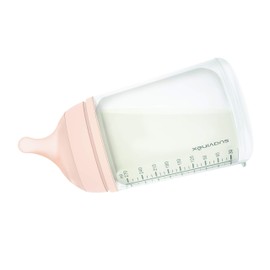 Suavinex, Zero Zero Zero Anti Colic Feeding Bottle with Slow Flow Teat (S), 0 Months, Baby Bottle, Ideal for Breastfeeding Mixing, Breast Mimicking Teat, 180ml