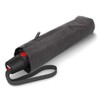 Knirps T.200 Medium Duomatic Melange Black, Black