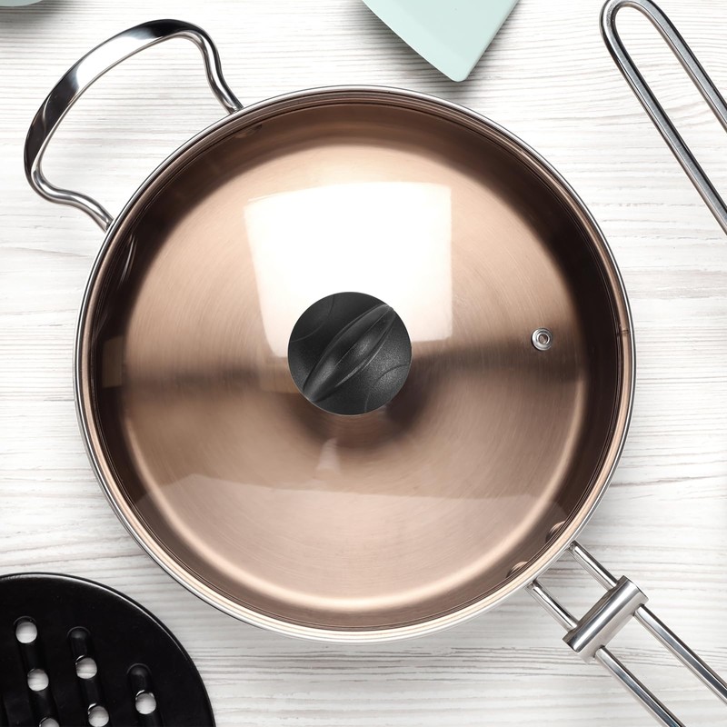 sourcing map 2pcs Universal Pot Lid Top Replacement Knob, Heat