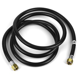 Rixordd 8 Feet High Pressure Propane Hose, Features 3/8" Female Flare on Both Ends, Fittings for Gas Grill, RV, Heater, Fire Pit