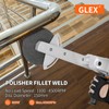 GLEX Angle Grinder Stand, Extended Arm, Stainless Steel Industrial Electric