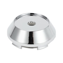 TUCKBOLD Wheel Center Cap Wheel Cap Center Cap Universal Compatibility Rust Proof Tire Cap Wheel Center Hub Cap Outer Diameter 65mm/2.56" Snap-in Plastic Silver Tone 1pc