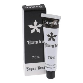 Rambo Crema Para Tatuajes /microblading 75 % +fuerte 10 Gr