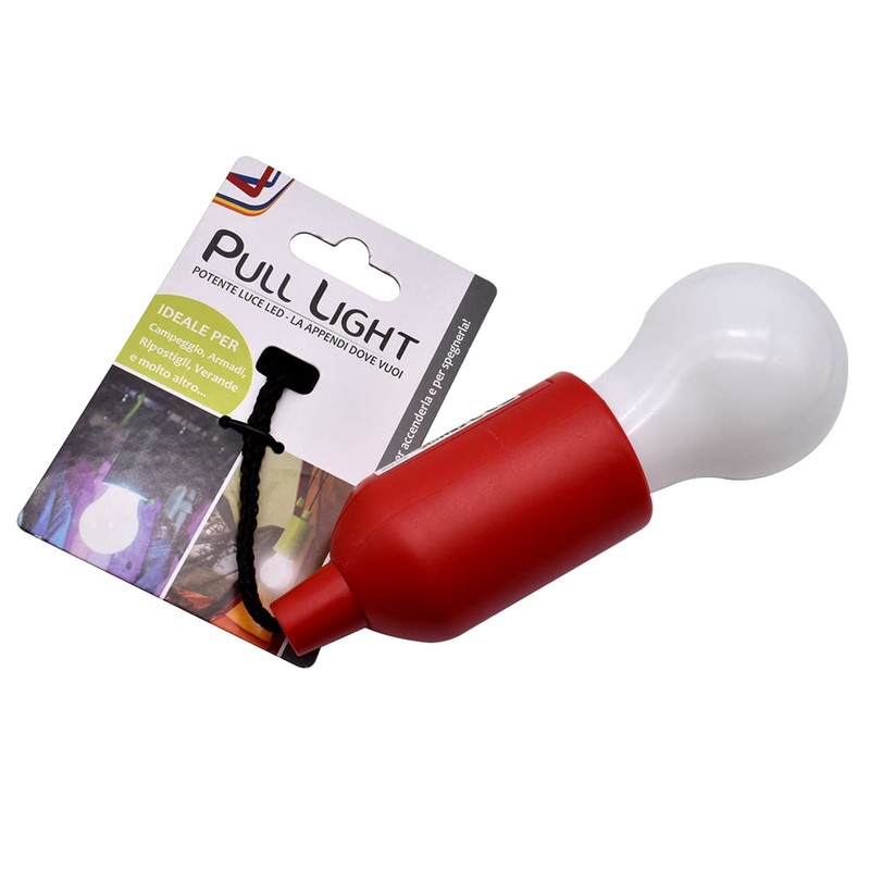 EURO MARKETING MANUFACTURING Pull Light LED Hanging Light Red Colour