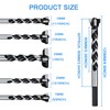 JONMON Forstner Drill Bits - 5Pcs Carbide Wood Hinge Hole
