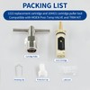 1222 Replacement Valve Cartridge Kit with Puller Tool 104421 for