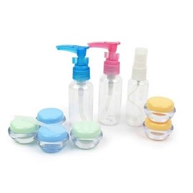 Cosmetic Refill Empty Cream Container Plastic Bottle Empty Pump Container 1pc 7ea