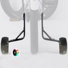 Woouagia 1 Pair Bike Training Wheels Mute Flash Wheels,Children Bicycle