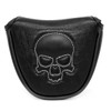Alide White Stitch Skull Design Golf Mallet Putter Cover with
