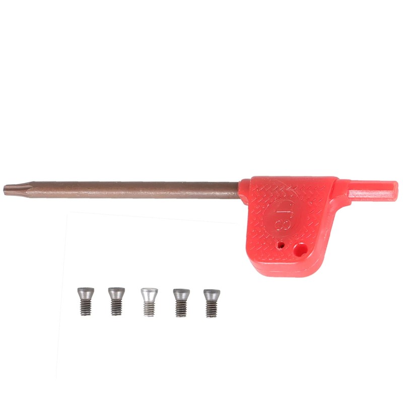 waltyotur 1/4 Inch Indexable Carbide Turning Tool Holder Set Lathe