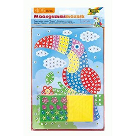 folia 23802 Foam Rubber Mosaic Picture Cockatoo 405 Pieces