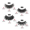 SHIDISHANGPIN 16 Pairs Black Eyelashes Natural Long Multilayer Fluffy Eyelashes