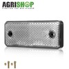 AGRISHOP 2 x Reflector White Rectangular 95 x 37 x