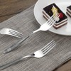 Begale Tenedores para postre de acero inoxidable de 12 piezas,