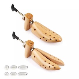 FootFitter Premium Professional 2-Way Shoe Stretcher Set - Pair Shoe Stretchers - Men's Large (11.5 - 13.5)