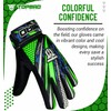 TOPMAD Goalkeeper Gloves (Green, Size 8 suitable for Adult (M/L))