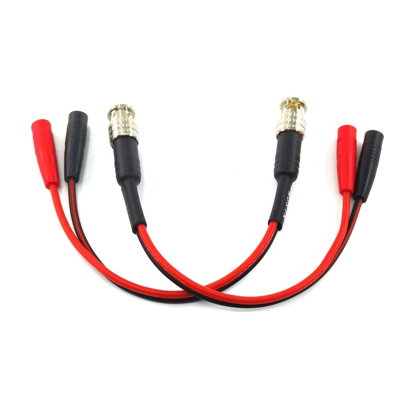 WJSTN bnc Male to 4mm Female Banana Plug Adapter,BNC Male