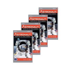 Astronaut Space Food - Neapolitan Ice Cream Sandwich (4 Packets)