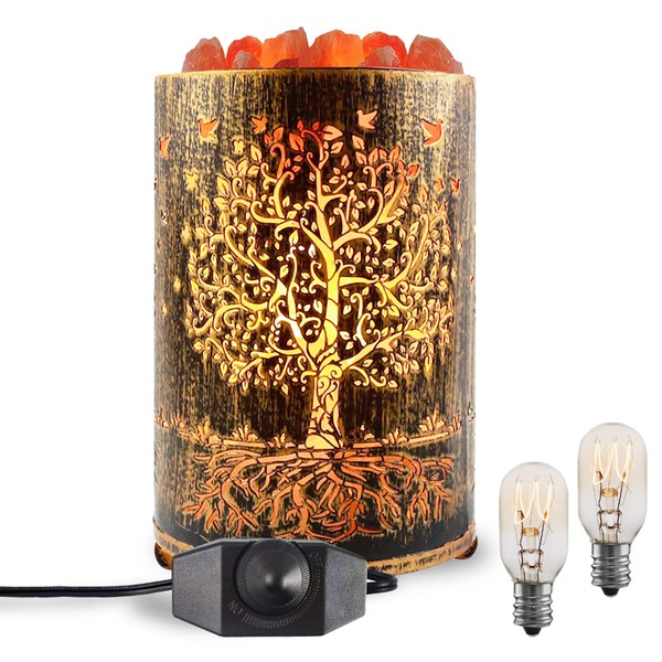 Salt Lamps Night Light, Himalayan Salt Rock Lamp with Dimmer