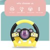 Children Kids Driving Simulation Steering Wheel Early Childhood Educational ToysYellow