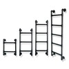 3 Steps Basement Window Well Egress Exit Ladder，Wall/Floor-Mounted Ladders for