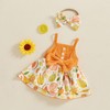 Youweixiong Newborn Baby Girl Summer Romper Dress Sleeveless Ruffle Ribbed