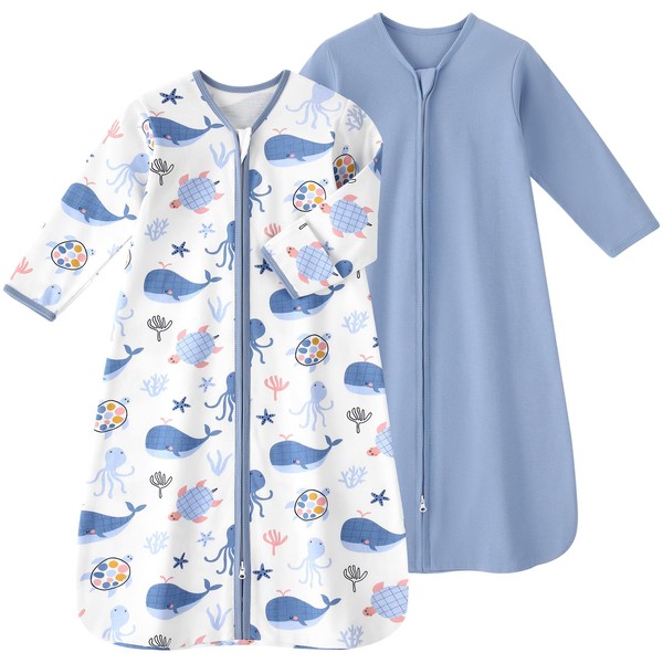 FIEMOL Baby Sleep Sack 18-24 Months, Long Sleeve Baby Sleeping