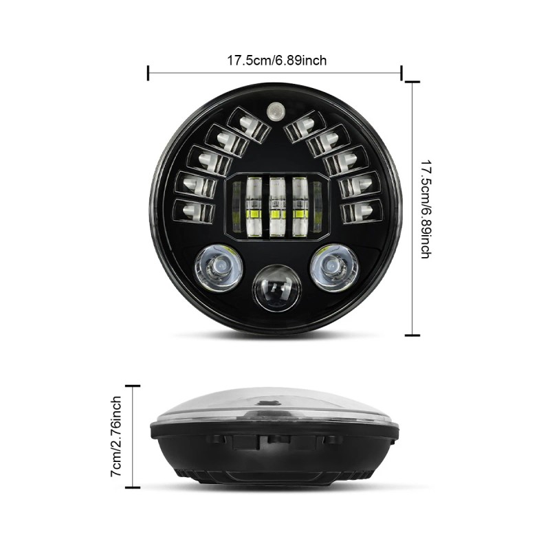 CHUSYYRAY Upgrade DOT Approved LED Headlights Turn for Mack CV713