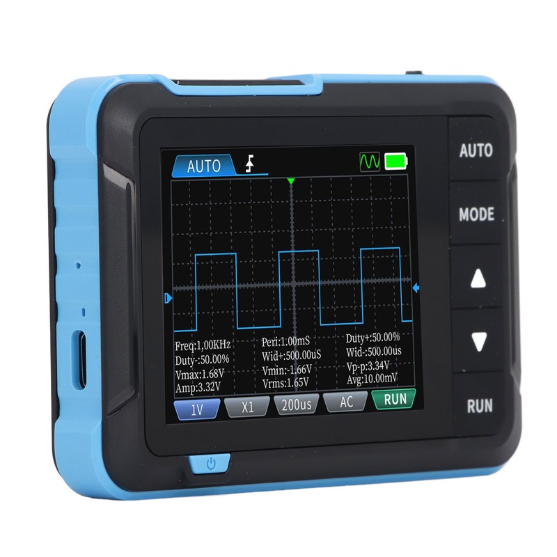 Handheld Digital Oscilloscope 2.8 Inch TFT 5.0MS/s High Sampling Rate