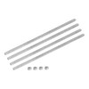 sourcing map Fully Threaded Rod M5 x 100mm 0.8mm Thread