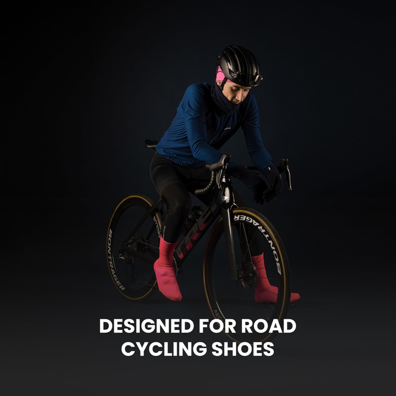GripGrab Flandrien Waterproof Knitted Road Cycling Shoe Covers High Cut