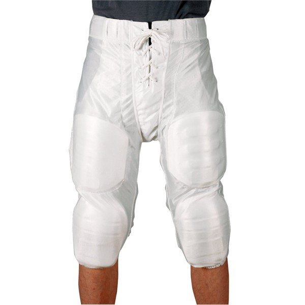Markwort Youth Football Pants (White, Medium)