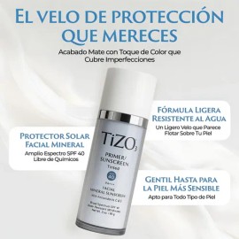 Tizo 3 | Protector Solar Facial Mineral | Con Color | 85g