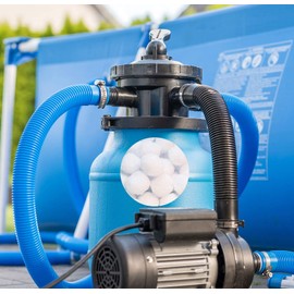 DMS® Polysphere Filter Balls Filter Sand Filter System 700 g Replace 25 kg Filter Sand Accessories Replacement Pool Filter System Pool Cleaning Accessories FB-700