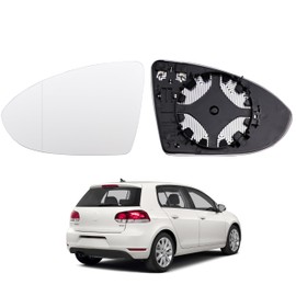 Linker Seitenspiegel Ersatz Kompatibel mit Volkswagen VW Golf MK7 2013-2021 Lamando Beheizte Außenspiegel Glas Weiß