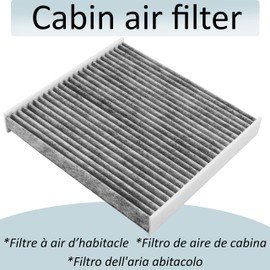 AERZETIX - C71488 - Activated Carbon Cabin Air Filter - Compatible with Jaguar Land-Rover OE Numbers C2S52338, T2H34776, LR036369, LR082180, LR161566, VPLGS0478