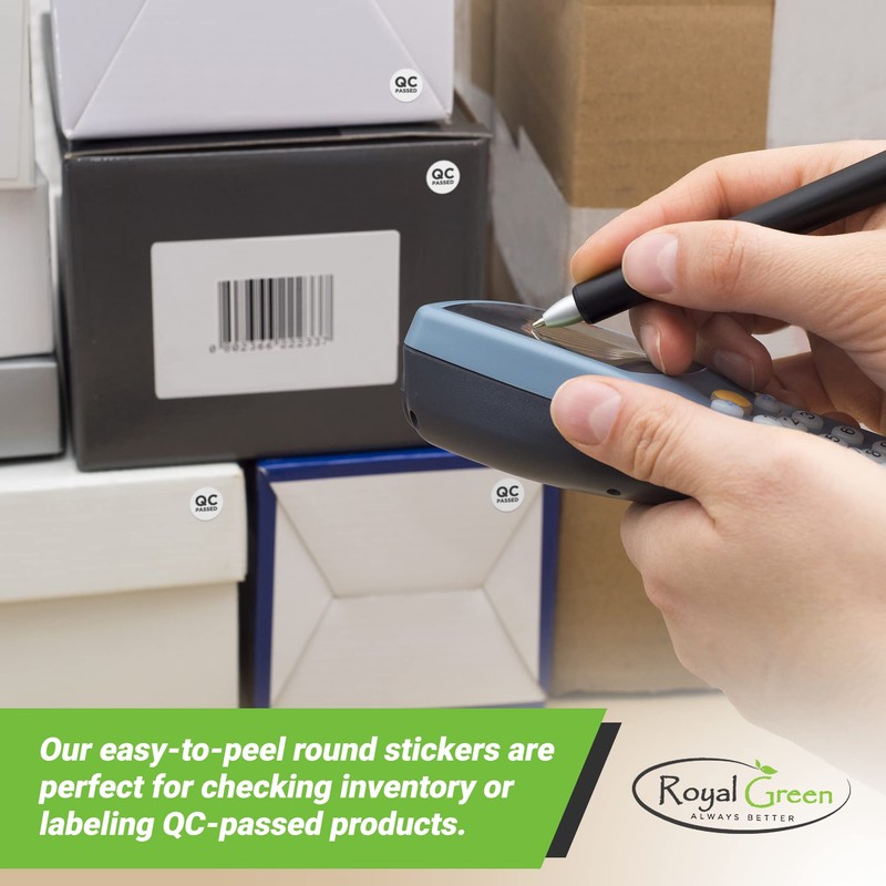 Color Coding Labels 13mm Round - Dot Stickers - Half