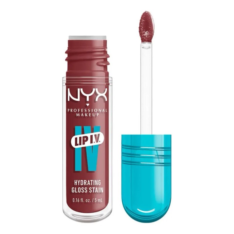 NYX PMU Lip IV, Gloss Serum Hidratante efecto tinta 5