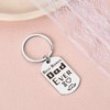 yaozeio Best Bonus Dad Ever Keychains for Bonus Dad Daddy