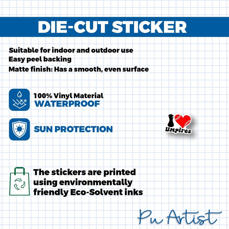 I Love Umpires Sticker for Catcher s