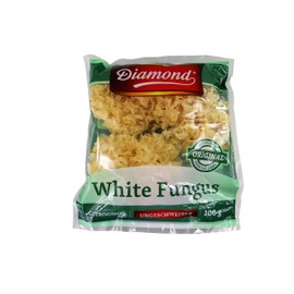 Diamond Dried White Mushrooms from China 100g
