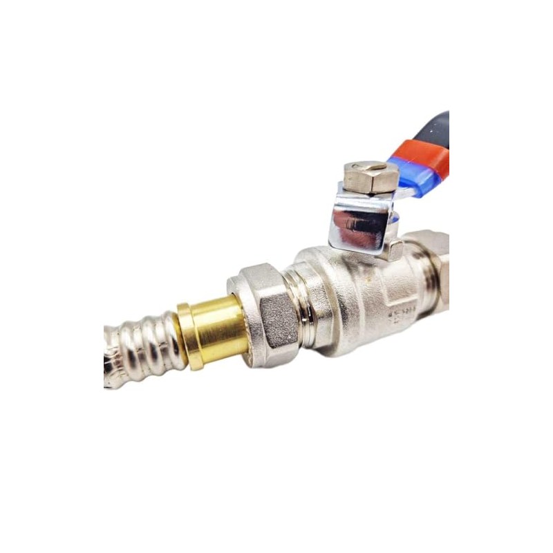 Flexible Pipe Hose Shank Adaptor 15mm x 15mm Shank x
