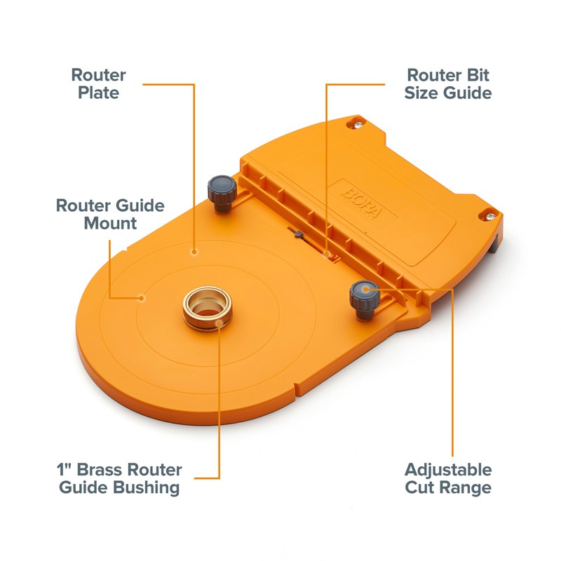 Bora Router Dado Jig, The Woodworking Router Guide That Allows
