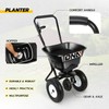 DNA MOTORING DNA MOTORING 80lb Walk-Behind Broadcast Spreader 36KG/29L Capacity,
