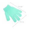TOVINANNA 5-finger Shower Gloves Exfoliating Scrubber Body Scrub Mitts Nylon