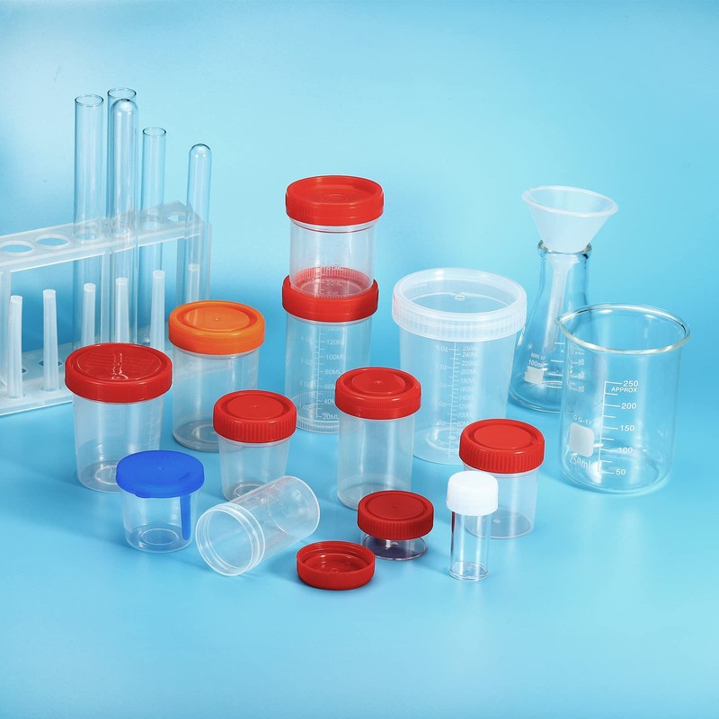 PATIKIL 120mL Sample Cups, 5 Pack Sample Containers Leak Proof