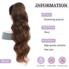 Ms Taj Ponytail Extensions, 66 cm with Drawstring, Light Reddish