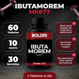 Ibutamorem Mk677 Definición Masa Tabs Serv 20mg Bolder Sabor